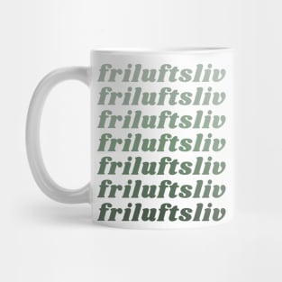 Friluftsliv in Green Mug